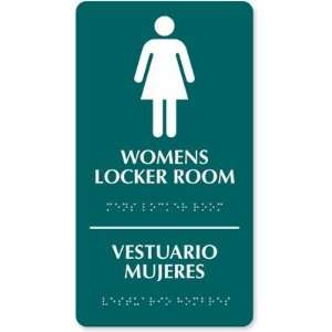   Room   TactileTouch Signs with Braille, 9 x 6