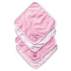  Avon Tiny Tillia 4 Piece Washcloth Set   Pink  Dilly Pig 