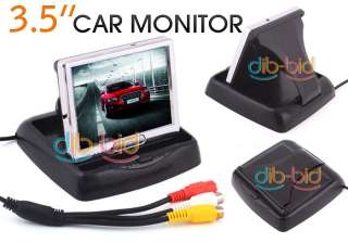 TFT LCD Rear View Color Camera Car Monitor & DVD  