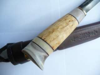 Handmade Finnish Puukko Bushcraft/Camping/Hunting Knife FULL TANG 