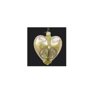  Pack of 8 Noble Gems Our First Christmas Religious Heart 