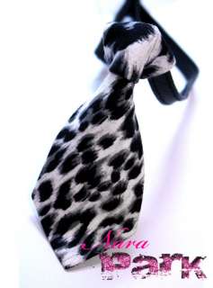 Designer Pet Dog & Cat Leopard Print Bow Tie/Collar  