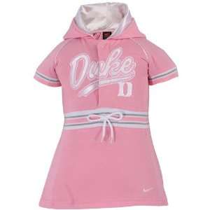  Nike Duke Blue Devils Infant Girls Pink Hoody Dress 