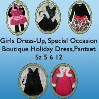 Girls Fall/Winter/Holiday, Boutique, Dress Up Dresses, Pantset Sz 5 6 