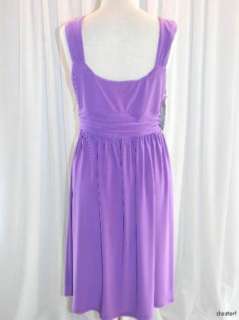 NWT JONES NEW YORK Purple Sun Dress $128 Sz 12  