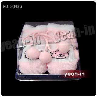 Pairs Baby Booties Bear Socks for newborn to 6M  NEW  