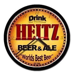  HEITZ beer and ale cerveza wall clock 