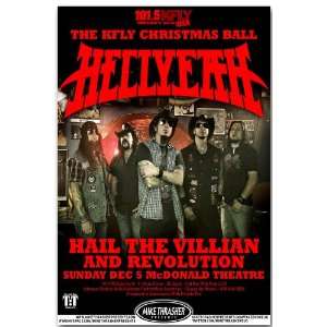  Hellyeah Poster   B Concert Flyer   KFLY Christmas Ball 
