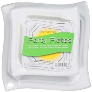  Designer Dinnerware Party Plates Combo   80 ct. Made in 