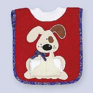  Pullover Bib W/washcloth Puppy 