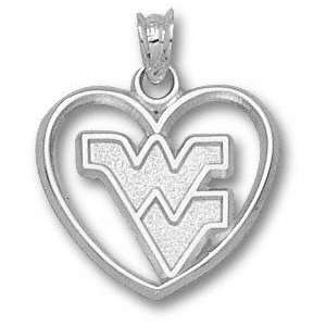  West Virginia Mountaineers Solid Sterling Silver WV 