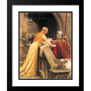 Edmund Blair Leighton Framed and Double Matted Art 25x29 God Speed 