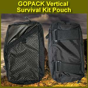   Vertical Survival Kit Pouch, Tactical & Military, Rapid Deployment