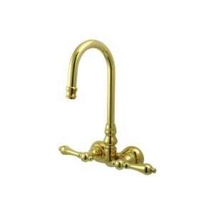 Elements of Design Wall Mount High Rise Clawfoot Tub Filler DT0712AL