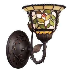   Latham 1 Light Sconce in Tiffany Bronze with Highlig