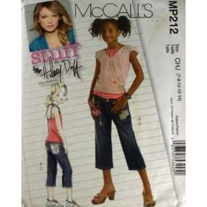  McCalls MP212 Pattern Stuff by Hilary Duff Children Girls 