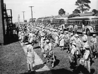 contingent of Women’s Army Corps troops arrived At MacDill in 1943 