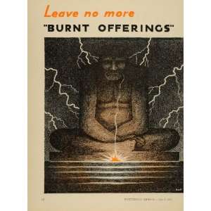1932 Ad Westinghouse Electric & Buddha Lighting Altar   Original Print 