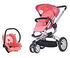 Quinny Buzz 3 Travel System Baby Stroller + Mico Infant Car Seat Pink 
