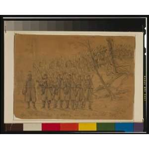   to the trenches  a sketch in Camp Winfield Scott. Before Yorktown