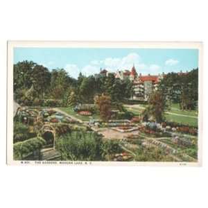    Vintage Postcard The Gardens Mohonk Lake NY M1 