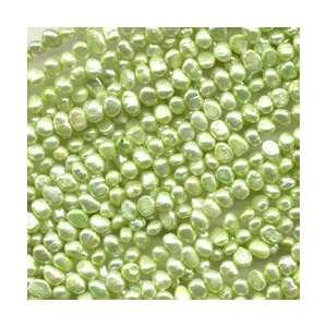  Honeydew Green Nugget Pearl Beads Arts, Crafts & Sewing
