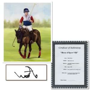 Horse of Sport VIII by Michelle Moate Signed Giclee Art  