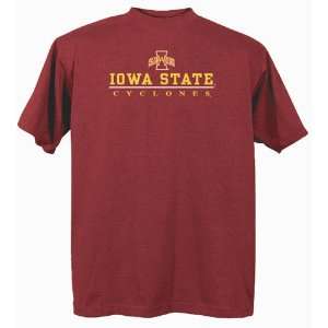  Iowa State Embroidered T Shirt (Team Color) Sports 