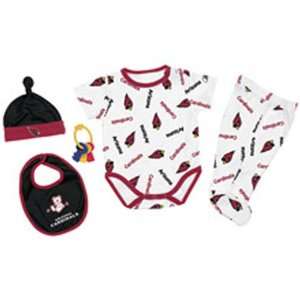  Arizona Cardinals Newborn NFL Playwear Gift Pack (5 Piece 