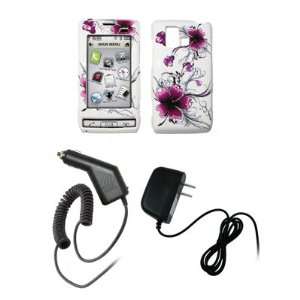  LG Dare VX9700   Premium Purple Hawaiian Flowers Design 