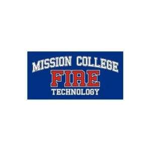  DECAL B MISSION COLLEGE FIRE TECHNOLOGY   6 x 3.1 