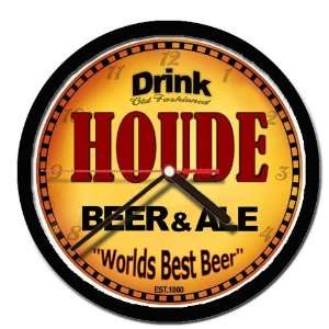  HOUDE beer and ale cerveza wall clock 