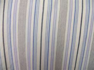 Robert Graham Multi Blue White Stripe LS SHIRT L  