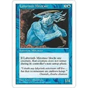 Labyrinth Minotaur Playset of 4 (Magic the Gathering  5th Edition 