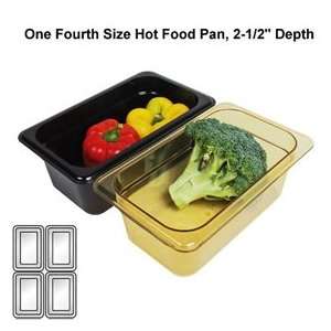 Fourth (Quarter) Size x 2 1/2 Deep   H Pan High Heat Food Pans 