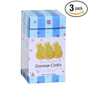 Dean Jacobs Sugar Snowman Cookie Kit, 14.7 Ounce (Pack of 3)  