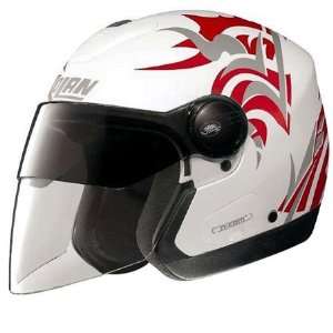  Nolan N42 N COM Mimic Open Face Helmet Small  White 