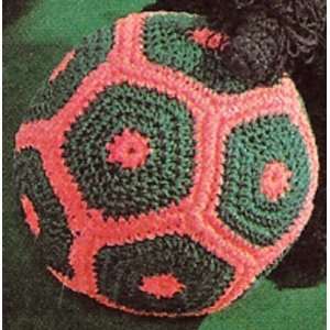 Vintage Crochet PATTERN to make   Motif Ball Soccer Stuffed Toy. NOT a 
