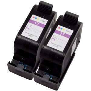   Ink Cartridge Replacement for HP 17 (2 Color)