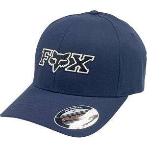    Fox Racing Corpo Flexfit Hat   Small/Medium/Navy Automotive
