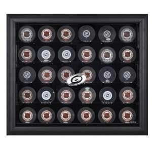 Huckey Pucks Display   Sports Memorabilia  Sports 