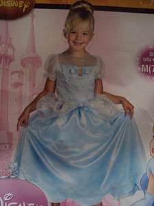 NWT NIP Girls Disney Blue Cinderella Costume Medium 7 8 Dress Up 
