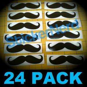 24 Mustache JDM Sticker Funny Decal illest dope #7950  
