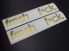 fresh stance nation stickers decals bomb fatlace usdm illest gold