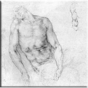  Pietà 30x30 Streched Canvas Art by Michelangelo