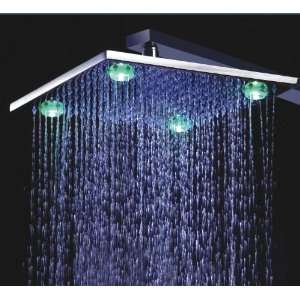   Function Rainshower with Hydroelectric Powered Color Changing LED L