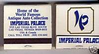 Las Vegas Matchbook Imperial Palace Collector Matches  