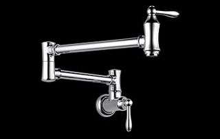 Delta 1177LF Traditional Pot Filler Wall Mount   Chrome   Authorized 