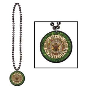  Beads w/I Survived The Mayan Calendar Medallion Case Pack 