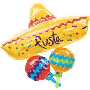  Fiesta Mexican Hat Balloon 40in